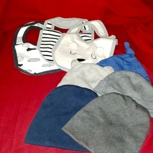 Baby Hats & Bibs Bundle